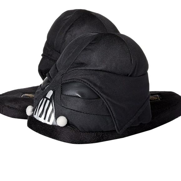 Mens Star Wars Darth Vader Plush Slippers - Picture 1 of 8